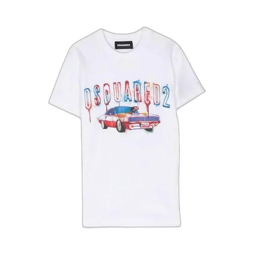 T-Shirt With Round Neck And Short Sleeves