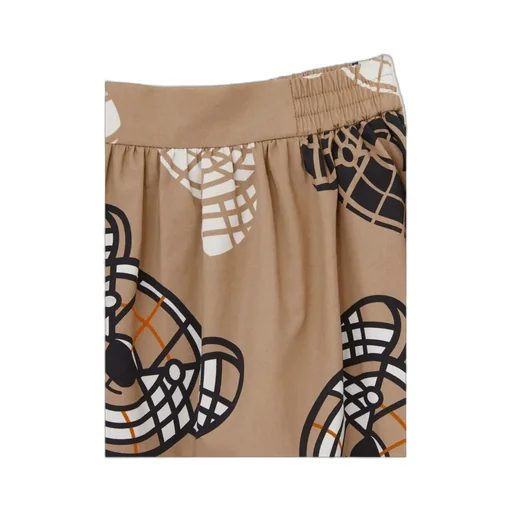 Thomas Bear-Print Cotton Skirt
