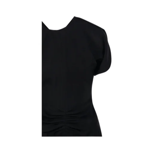 Gathered-Detail Mini Dress