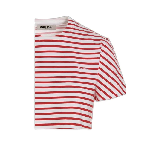 Cotton T-Shirt With Printed Logo