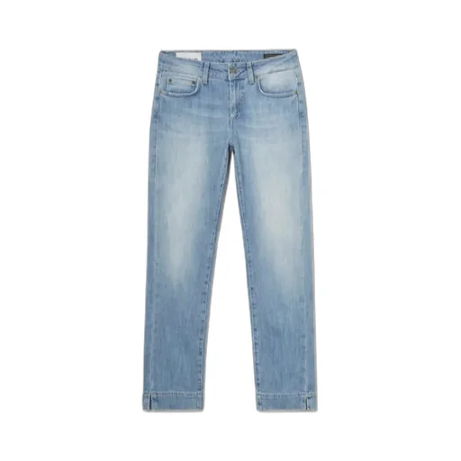 Dondup Whiskering Effect Cropped Jeans