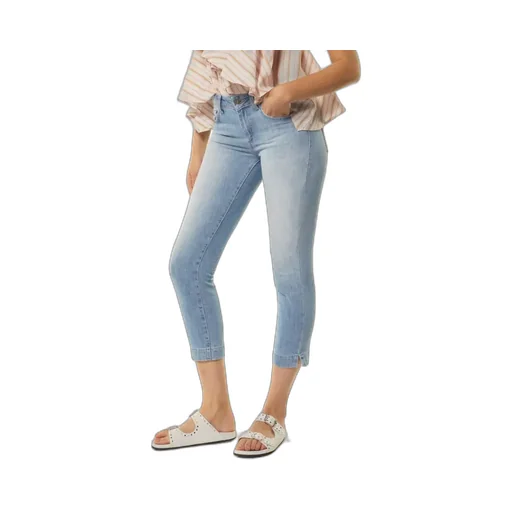 Dondup Whiskering Effect Cropped Jeans