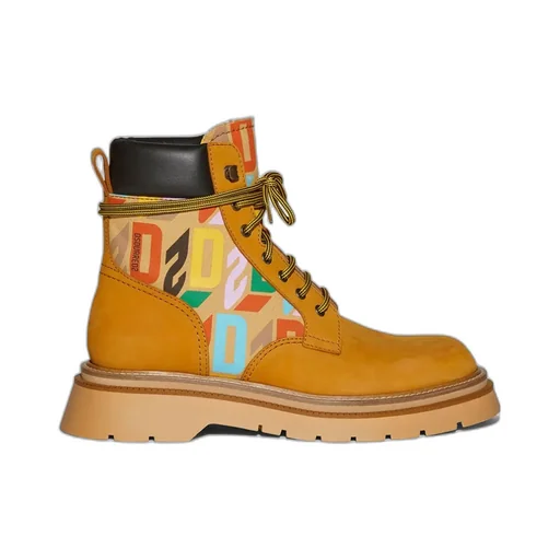 Ankle-Length Lace-Up Boots