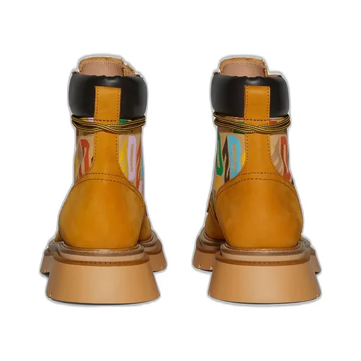 Ankle-Length Lace-Up Boots