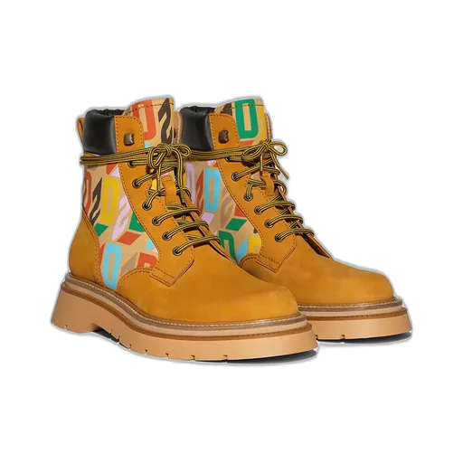 Ankle-Length Lace-Up Boots