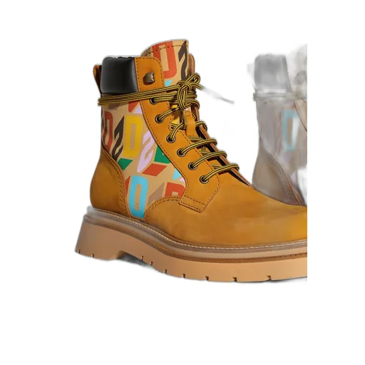 Ankle-Length Lace-Up Boots