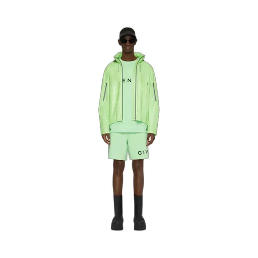 Givenchy Leather Windbreaker Jacket
