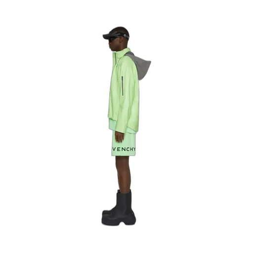 Givenchy Leather Windbreaker Jacket