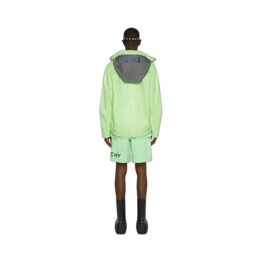 Givenchy Leather Windbreaker Jacket