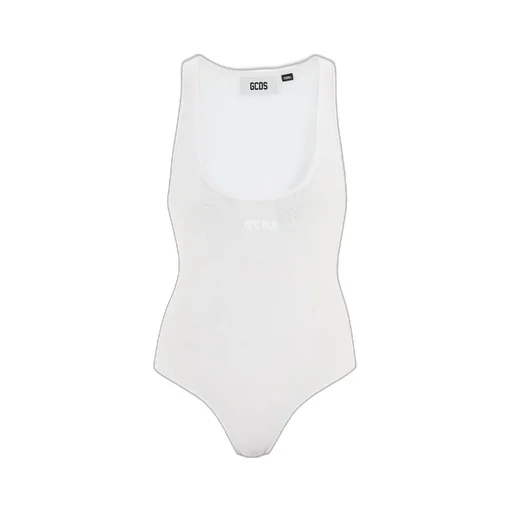 Logo-Print Sleeveless Bodysuit