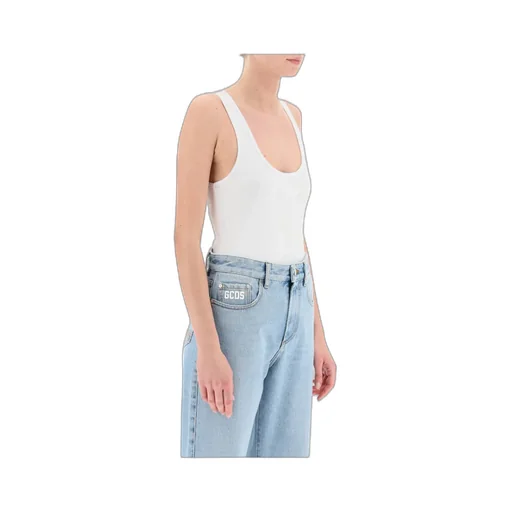 Logo-Print Sleeveless Bodysuit