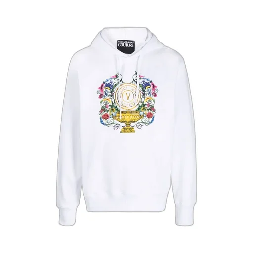 Versace Jeans Couture Logo-Printed Drawstring Hoodie
