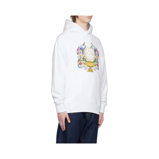 Versace Jeans Couture Logo-Printed Drawstring Hoodie