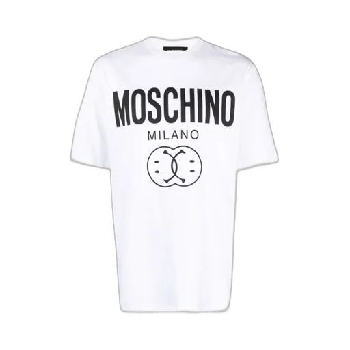 Moschino Logo Printed Crewneck T-Shirt
