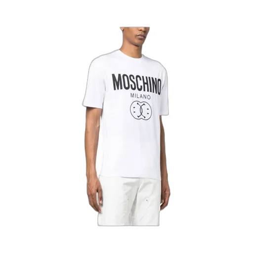 Moschino Logo Printed Crewneck T-Shirt
