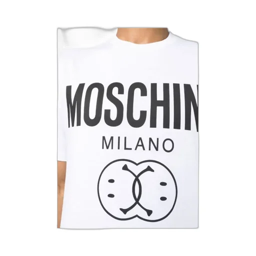 Moschino Logo Printed Crewneck T-Shirt