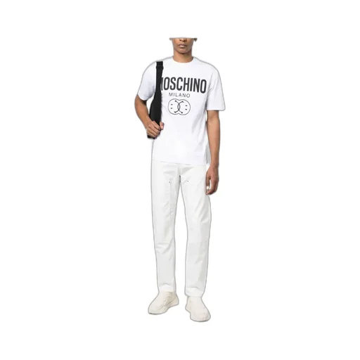 Moschino Logo Printed Crewneck T-Shirt