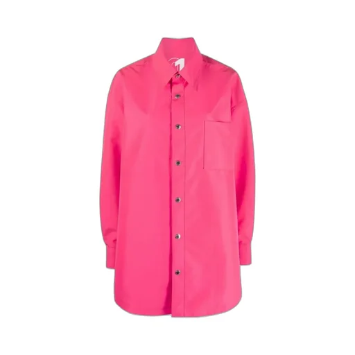 Khrisjoy Collared Long-Sleeve Oversized Shirt