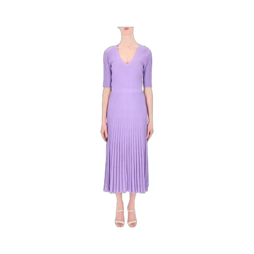 Abitro Pleated Midi Dress