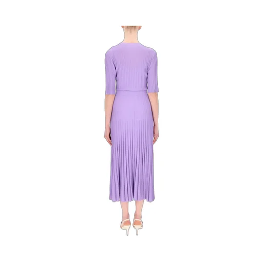 Abitro Pleated Midi Dress