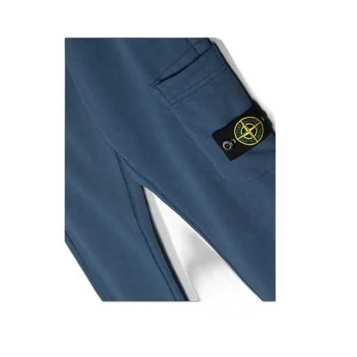 Stone Island Junior Compass-Patch Straight Hem Track Pants