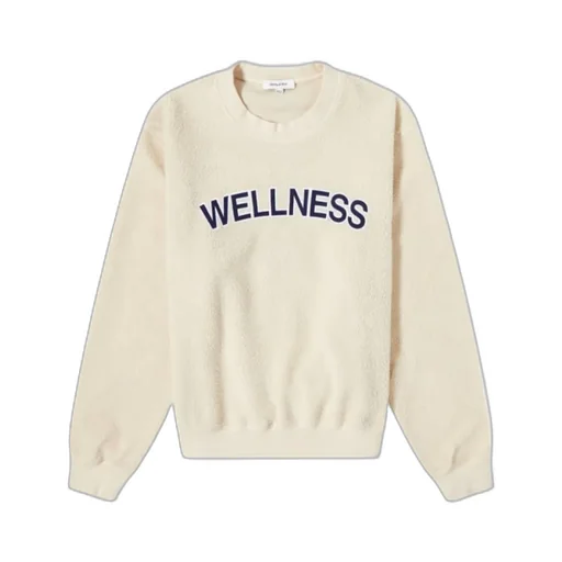 Sporty & Rich Sherpa Wellness Crewneck Sweatshirt