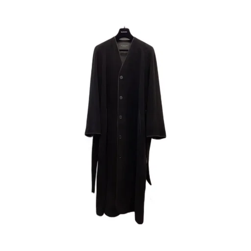 V-Neck Single-Breasted Coat