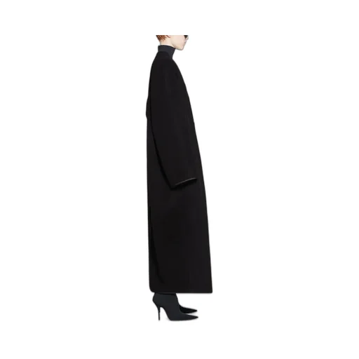 V-Neck Single-Breasted Coat