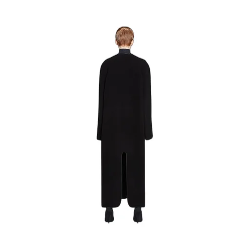 V-Neck Single-Breasted Coat