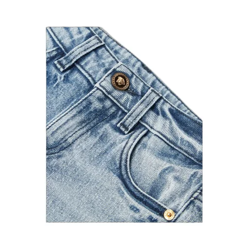 Logo-Patch Straight-Leg Jeans