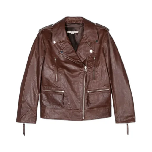 Remain Birger Christensen Zip-Up Biker Jacket