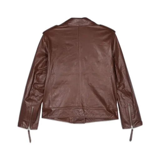 Remain Birger Christensen Zip-Up Biker Jacket