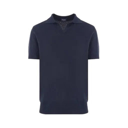 Drumohr Button Detailed Short-Sleeved Polo Shirt