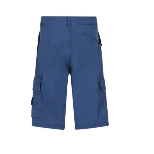 Side Logo-Patch Cargo Shorts