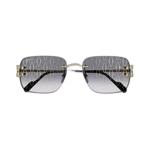 Cartier Rectangle Frame Sunglasses