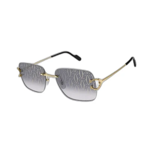 Cartier Rectangle Frame Sunglasses