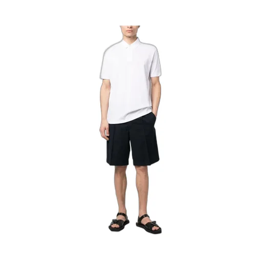 Tonal Embroidered-Logo Polo Shirt