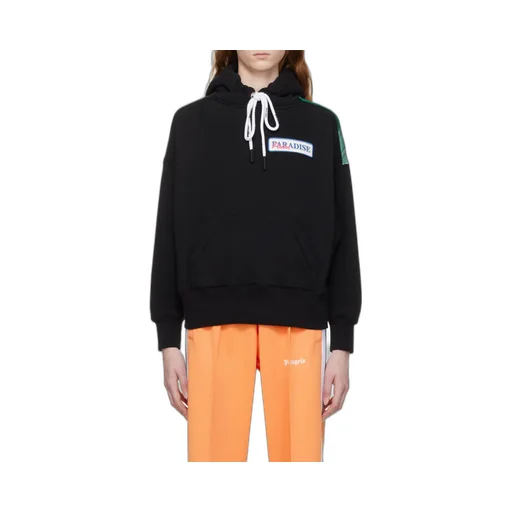 Palm Angels Graphic-Printed Drawstring Hoodie