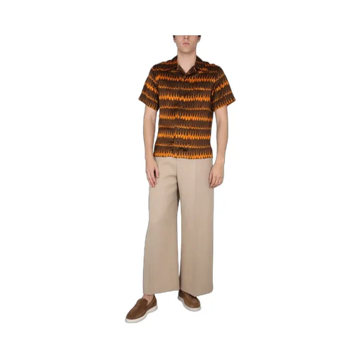 Wales Bonner Geometric-Printed Buttoned Shirt