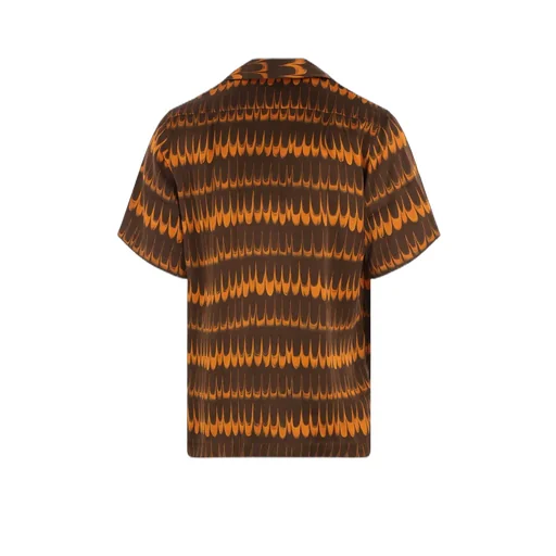Wales Bonner Geometric-Printed Buttoned Shirt