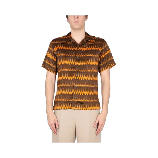 Wales Bonner Geometric-Printed Buttoned Shirt