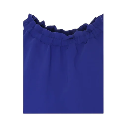 P.A.R.O.S.H. Elasticated-Neck Gathered Sleeveless Blouse