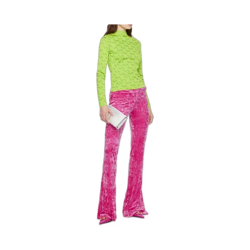 La Greca Monogram Long-Sleeve Top