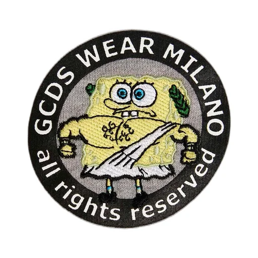 Gcds Spongebob Italico Logo Printed Sweatshirt