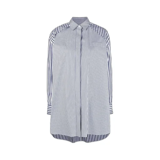 Stripe-Print Shirt Dress