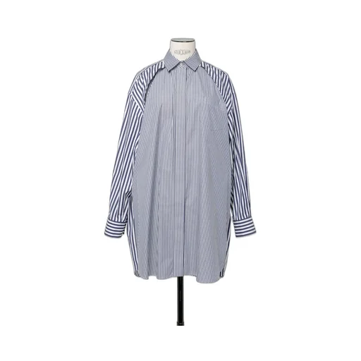 Stripe-Print Shirt Dress
