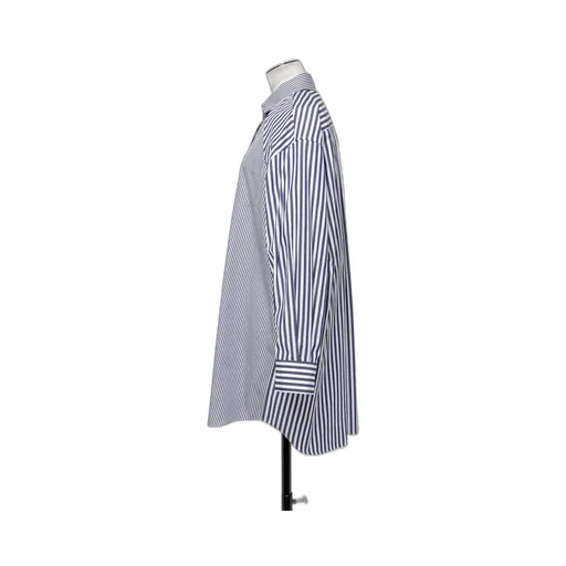 Stripe-Print Shirt Dress