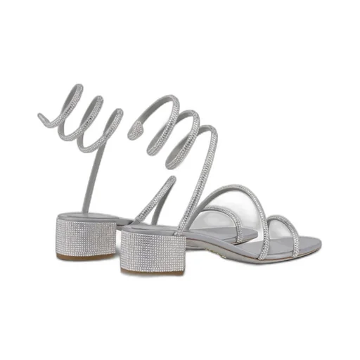 Cleo 45Mm Rhinestone-Embellished Sandals