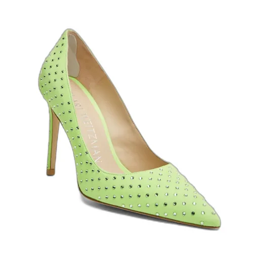 Stuart Weitzman Swarovski Crystal-Embellished Pumps