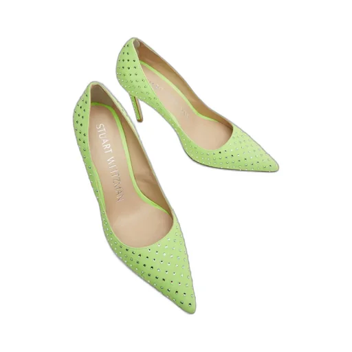 Stuart Weitzman Swarovski Crystal-Embellished Pumps